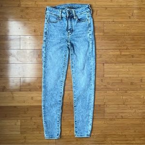 American Eagle Preowned High Rise Ne(x)t Level Stretch Jeggings